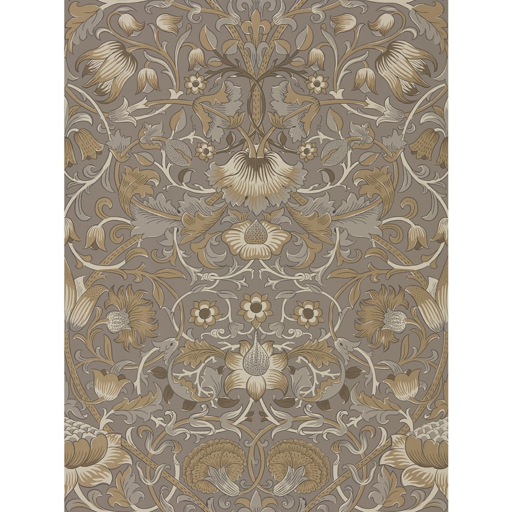 Pure Lodden Wallpaper 216028 by Morris & Co in Taupe Gold